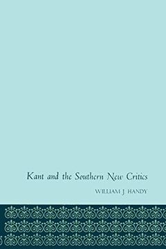 portada Kant and the Southern new Critics (en Inglés)