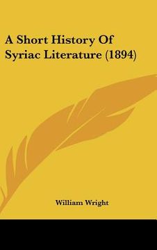 portada a short history of syriac literature (1894) (en Inglés)