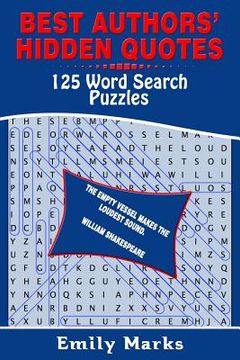portada Best Authors' Hidden Quotes - 125 Word Search Puzzles (en Inglés)