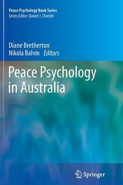 portada Peace Psychology in Australia (en Inglés)