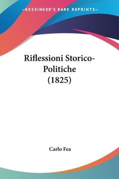 portada Riflessioni Storico-Politiche (1825) (in Italian)