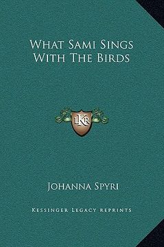 portada what sami sings with the birds (en Inglés)