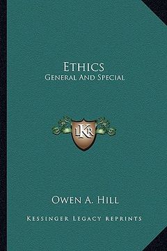 portada ethics: general and special (en Inglés)