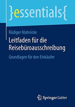 portada Leitfaden für die Reisebüroausschreibung: Grundlagen für den Einkäufer (in German)