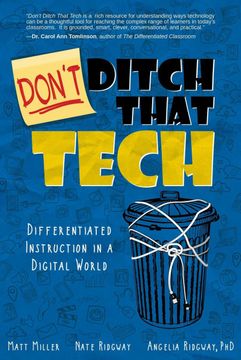 portada Don'T Ditch That Tech: Differentiated Instruction in a Digital World (en Inglés)