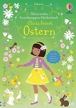 portada Mein Erstes Anziehpuppen-Stickerbuch: Olivia Feiert Ostern (in German)