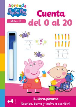 portada APRENDE CON PEPPA. CUENTA DEL 0 AL 20 (PEPPA PIG. PRIMEROS APRENDIZAJES) (in Spanish)
