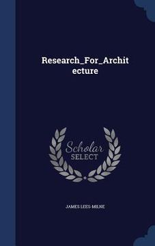 portada Research_For_Architecture