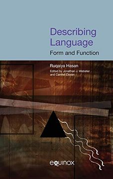 portada Describing Language: Form and Function (Collected Works of Ruqaiya Hasan) (in English)