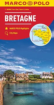 portada Marco Polo Karte Bretagne 1: 200 000 (en Alemán)