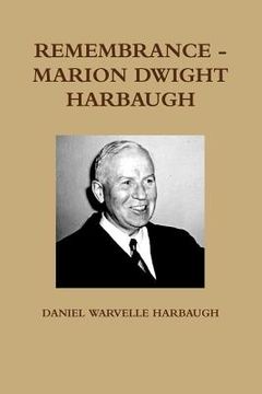portada Remembrance - Marion Dwight Harbaugh (in English)