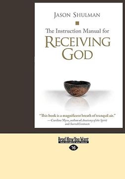 portada the instruction manual for receiving god (in English)