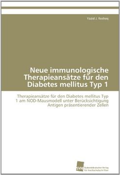 portada Neue Immunologische Therapieansatze Fur Den Diabetes Mellitus Typ 1