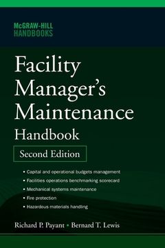 portada Facility Manager's Maintenance Handbook 2e (Pb) (en Inglés)