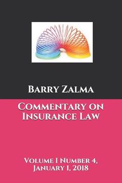 portada Commentary on Insurance Law: Volume I Number 4 January 1, 2018 (en Inglés)