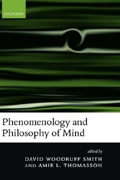 portada phenomenology and philosophy of mind (en Inglés)