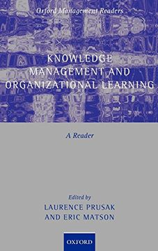 portada Knowledge Management and Organizational Learning: A Reader (Oxford Management Readers) (en Inglés)