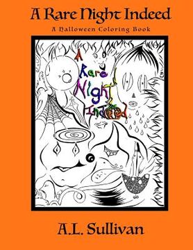 portada A Rare Night Indeed: Halloween Coloring Book (en Inglés)