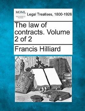 portada the law of contracts. volume 2 of 2 (en Inglés)