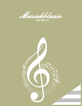 portada musiekblaaie: A4, 100 bladsye, 11 x 8,5 inch. 13 draaghoute per bladsy, groen omslag, muzikale sleutel, sleutel, modern, met illustr