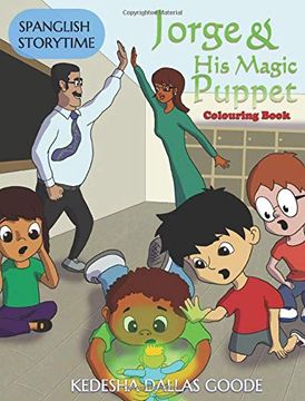 portada Jorge & his Magic Puppet: Coloring Book (Spanglish Storytime) (en Inglés)
