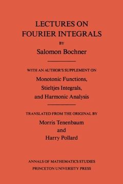 portada Lectures on Fourier Integrals (en Inglés)