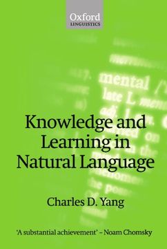 portada Knowledge and Learning in Natural Language (Oxford Linguistics) (en Inglés)