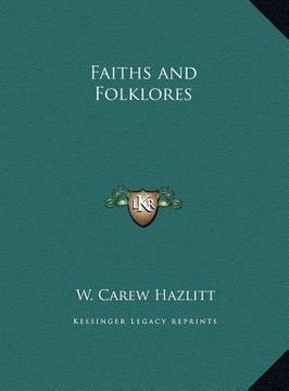 portada faiths and folklores (en Inglés)