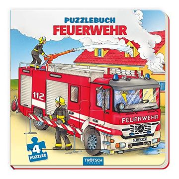 portada Trötsch Pappenbuch Puzzlebuch Feuerwehr Beschäftigungsbuch Entdeckerbuch Puzzlebuch (en Alemán)