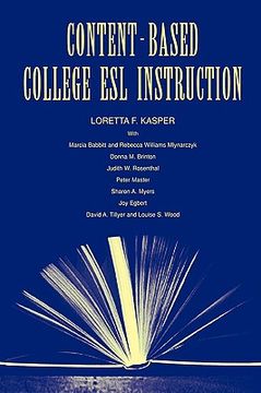 portada content-based college esl instruction (en Inglés)