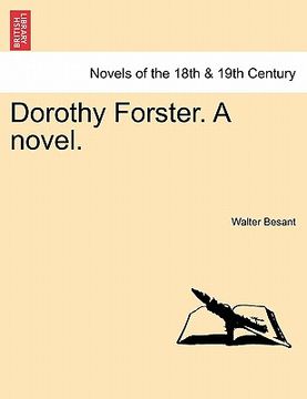 portada dorothy forster. a novel.