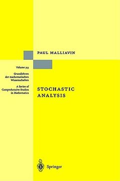 portada stochastic analysis (en Inglés)