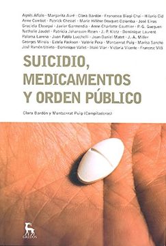 portada Suicidio, Medicamentos y Orden Público