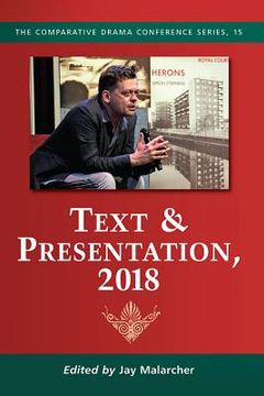 portada Text & Presentation, 2018 (en Inglés)