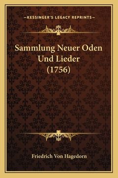portada Sammlung Neuer Oden Und Lieder (1756) (en Alemán)