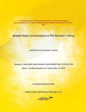 portada Realistic Radio Communications in Pilot Simulator Training (en Inglés)