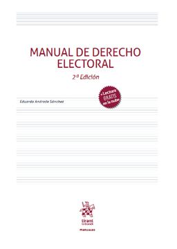 portada Manual de Derecho Electoral / 2 ed.