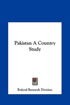 portada pakistan a country study (en Inglés)
