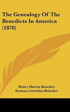 portada the genealogy of the benedicts in america (1870)