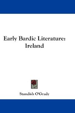 portada early bardic literature: ireland (in English)