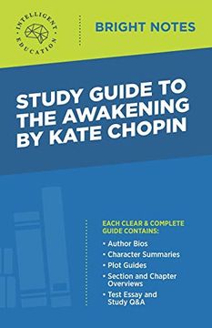 portada Study Guide to the Awakening by Kate Chopin (Bright Notes) (en Inglés)