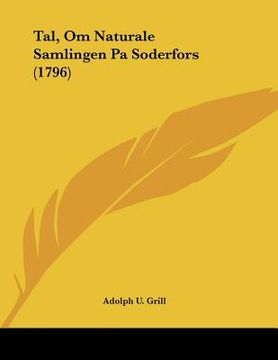 portada tal, om naturale samlingen pa soderfors (1796) (in English)