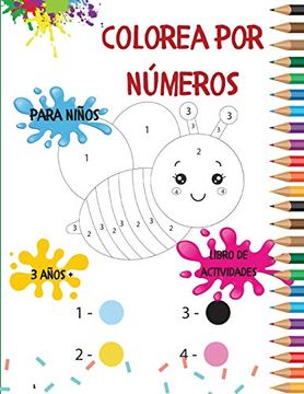 Libro de actividades para aprender los números, colores y formas. Dibujos  para colorear | cuaderno preescolar para los niños de 3-5 años. Con