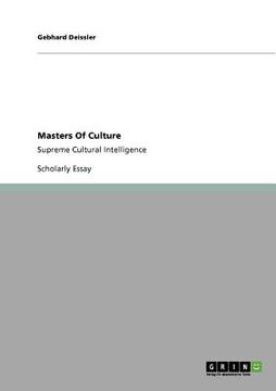 portada masters of culture (in English)