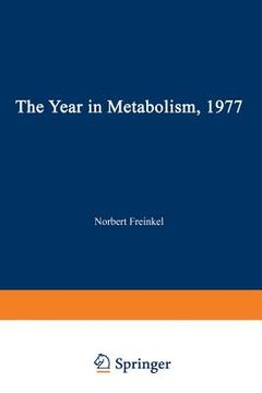 portada The Year in Metabolism 1977 (en Inglés)
