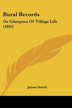 portada rural records: or glimpses of village life (1845)