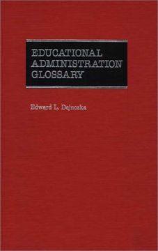 portada educational administration glossary (en Inglés)