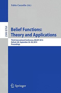 portada Belief Functions: Theory and Applications: Third International Conference, BELIEF 2014, Oxford, UK, September 26-28, 2014. Proceedings (Lecture Notes in Computer Science)