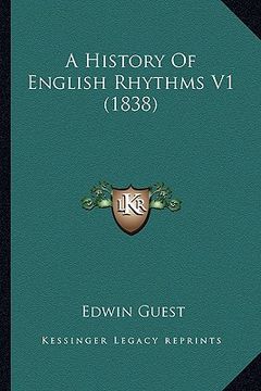 portada a history of english rhythms v1 (1838) (en Inglés)