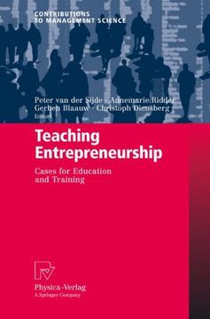 portada teaching entrepreneurship: cases for education and training (en Inglés)